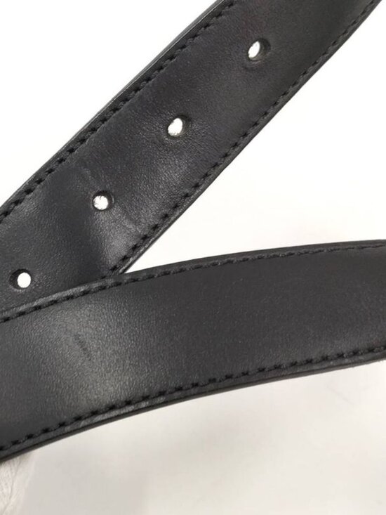 Fendi Belt Monster Star Bugs Eye Leather Multicolor Black
